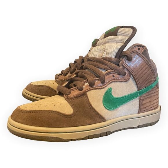 NIKE Dunk High Premium SB WOOD DECK (2007). |Size: US 5 / EU 37.5| - Picture 10 of 11